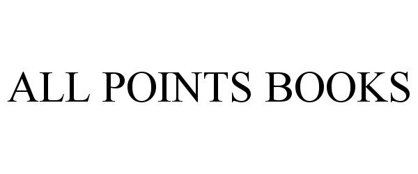  ALL POINTS BOOKS