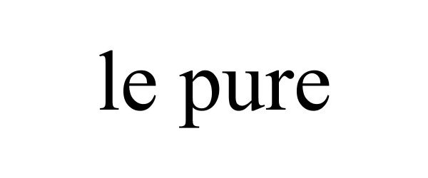 Trademark Logo LE PURE