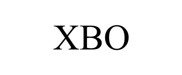 Trademark Logo XBO