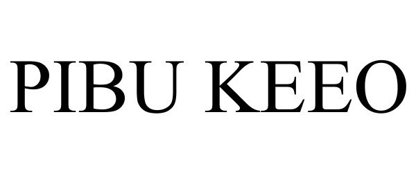 Trademark Logo PIBU KEEO