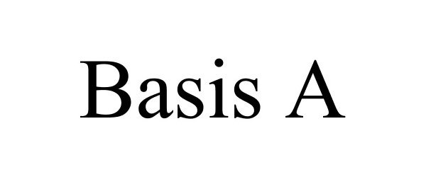 Trademark Logo BASIS A