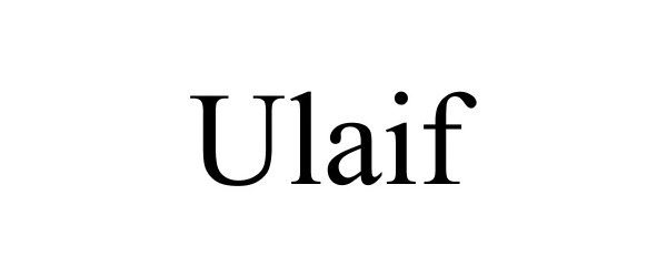 Trademark Logo ULAIF