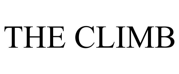 Trademark Logo THE CLIMB