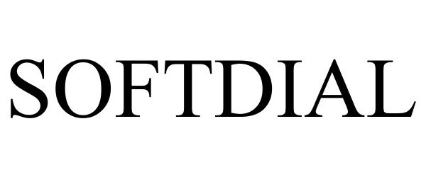 Trademark Logo SOFTDIAL