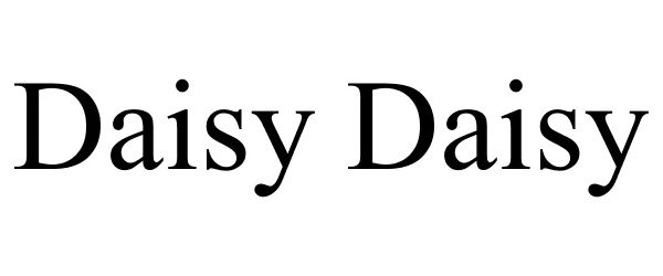 Trademark Logo DAISY DAISY