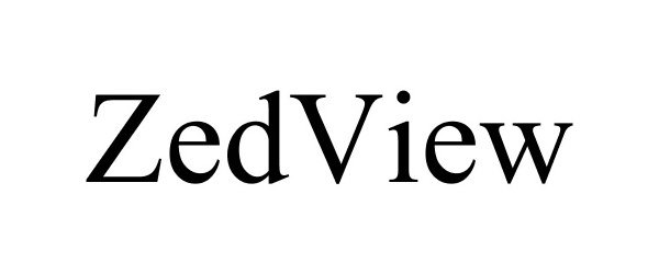 Trademark Logo ZEDVIEW