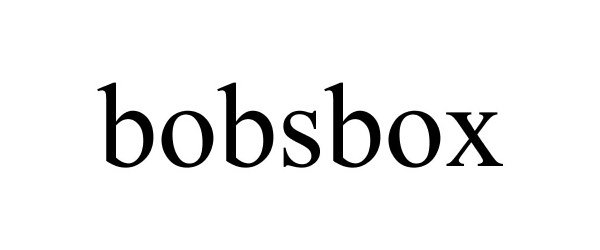 Trademark Logo BOBSBOX