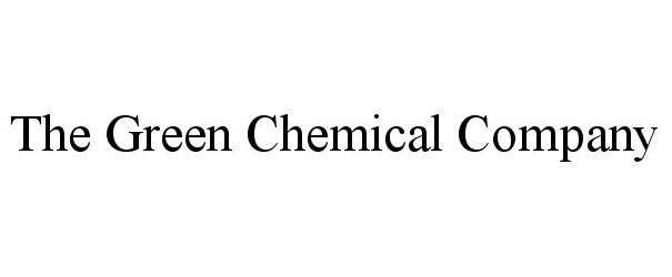 Trademark Logo THE GREEN CHEMICAL COMPANY