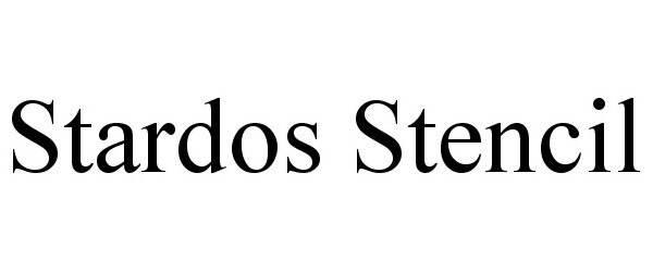  STARDOS STENCIL