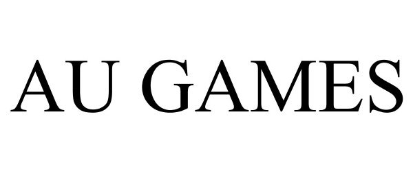 Trademark Logo AU GAMES