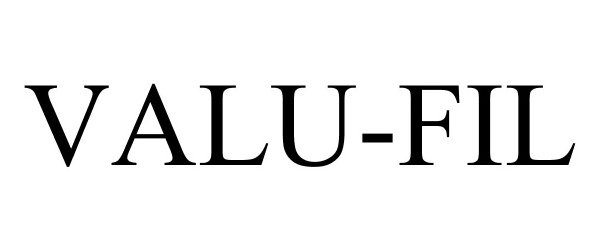 Trademark Logo VALU-FIL