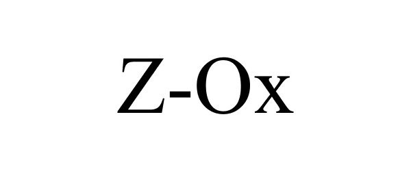 Trademark Logo Z-OX