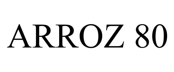 ARROZ 80