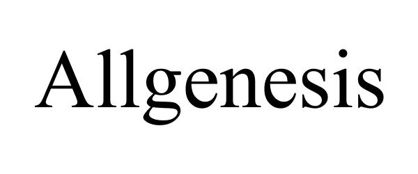 Trademark Logo ALLGENESIS