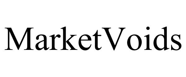 Trademark Logo MARKETVOIDS
