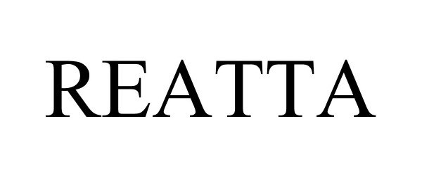Trademark Logo REATTA
