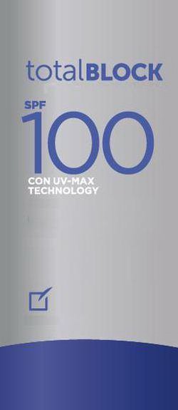  TOTALBLOCK SPF 100 CON UV-MAX TECHNOLOGY