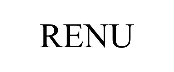 Trademark Logo RENU