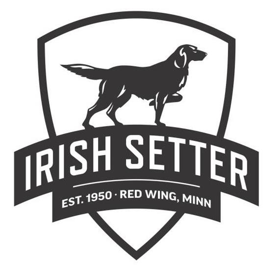Trademark Logo IRISH SETTER EST. 1950 RED WING, MINN