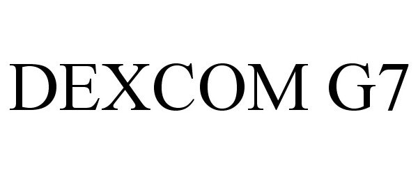 Trademark Logo DEXCOM G7