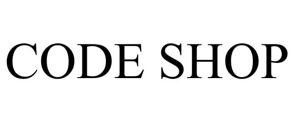 Trademark Logo CODE SHOP