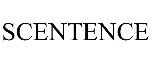 Trademark Logo SCENTENCE