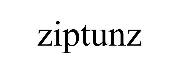 Trademark Logo ZIPTUNZ