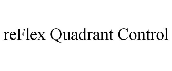 Trademark Logo REFLEX QUADRANT CONTROL
