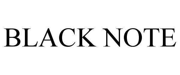  BLACK NOTE