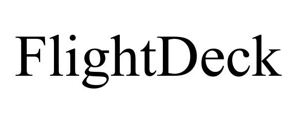 Trademark Logo FLIGHTDECK