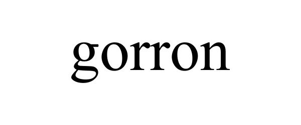  GORRON