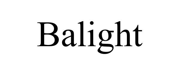Trademark Logo BALIGHT