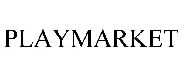 Trademark Logo PLAYMARKET