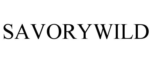 Trademark Logo SAVORYWILD
