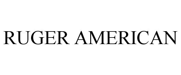 Trademark Logo RUGER AMERICAN