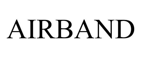 Trademark Logo AIRBAND