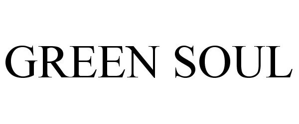 Trademark Logo GREEN SOUL