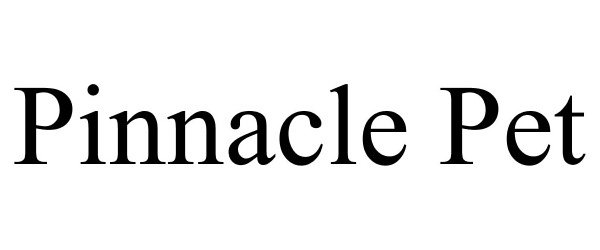 Trademark Logo PINNACLE PET