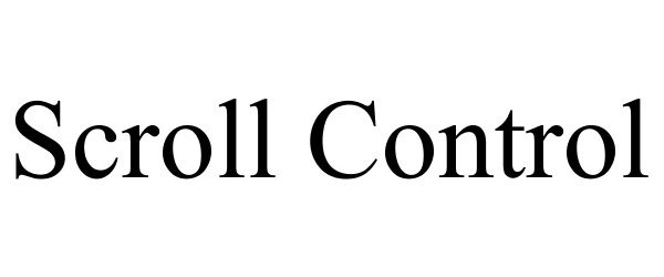  SCROLL CONTROL