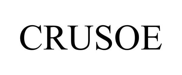 Trademark Logo CRUSOE