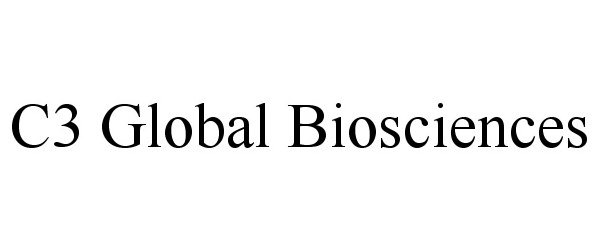  C3 GLOBAL BIOSCIENCES