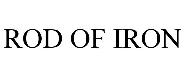 Trademark Logo ROD OF IRON