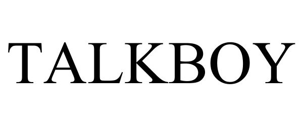 Trademark Logo TALKBOY