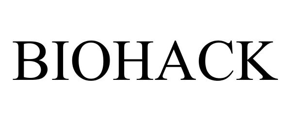 Trademark Logo BIOHACK