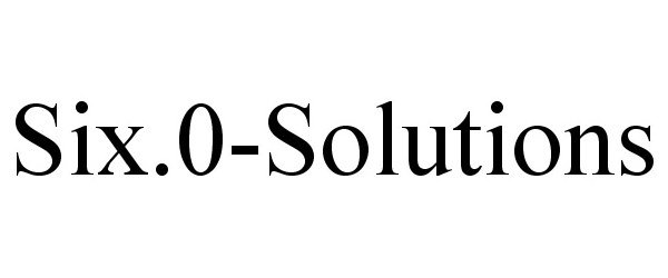  SIX.0-SOLUTIONS