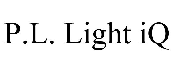 Trademark Logo P.L. LIGHT IQ