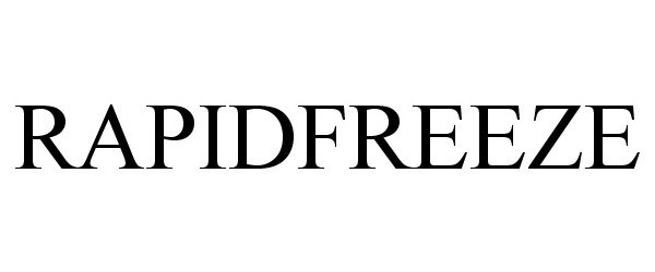 Trademark Logo RAPIDFREEZE