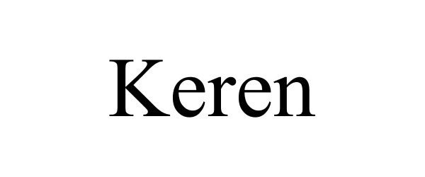 Trademark Logo KEREN