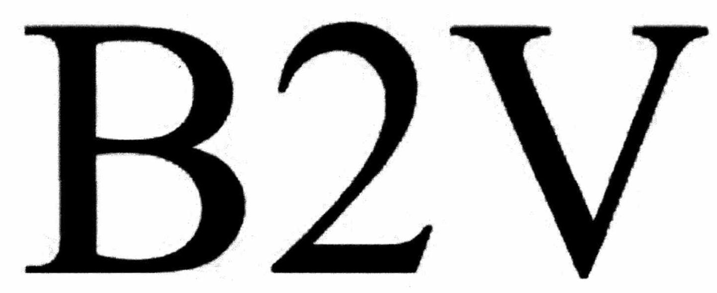 Trademark Logo B2V