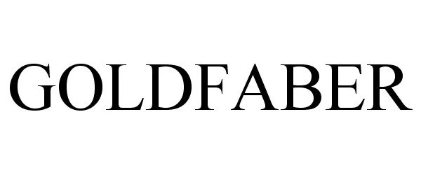 Trademark Logo GOLDFABER